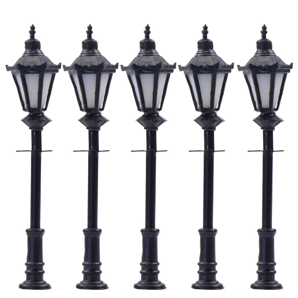 LNH04 5pcs N Scale 1:160 Lamp Street Light LED 12V