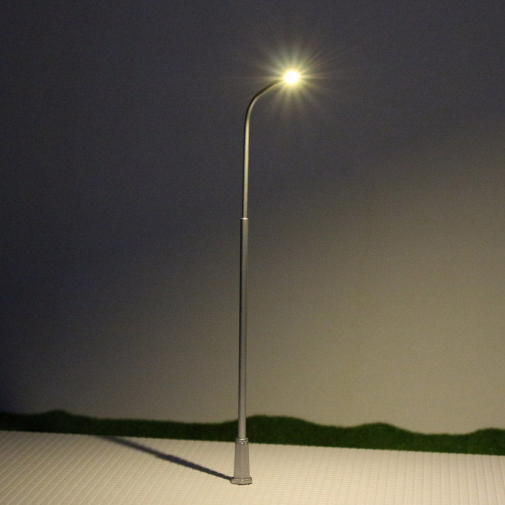 LNH19 5pcs OO Scale 1:75 Street Light Lamps LED