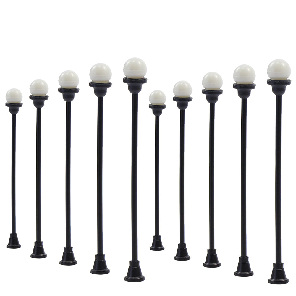 LNH31 20pcs HO/OO/TT Scale Lamppost Street Light LED