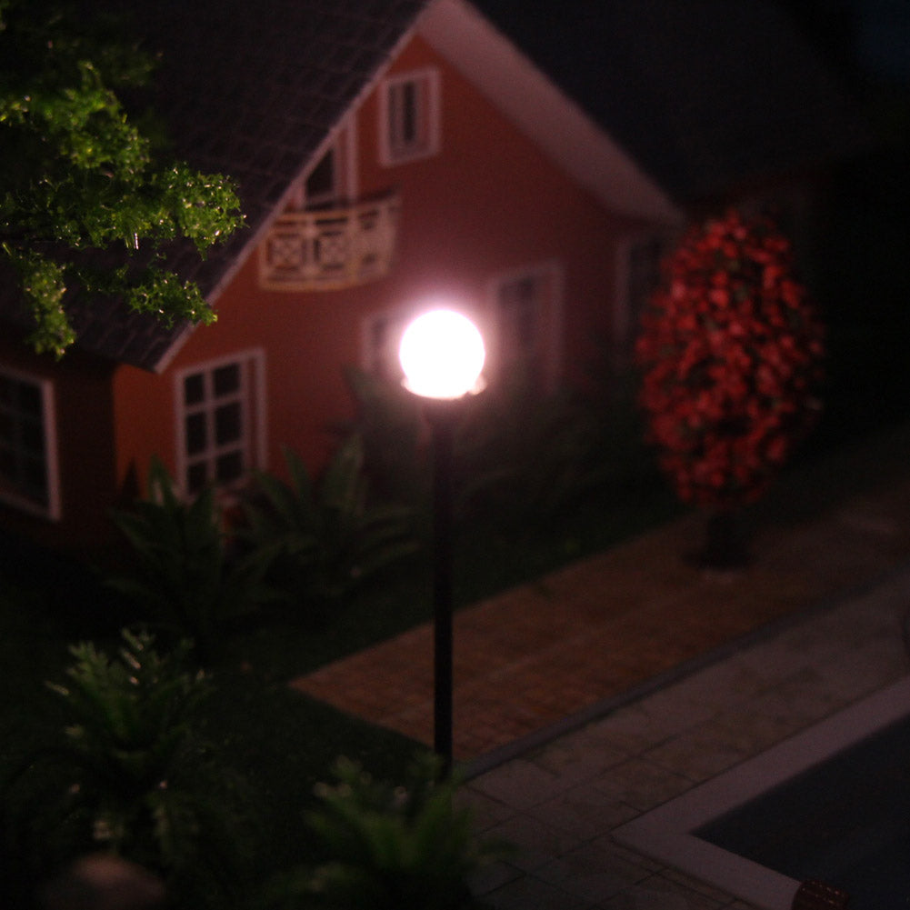 LNH31 20pcs HO/OO/TT Scale Lamppost Street Light LED