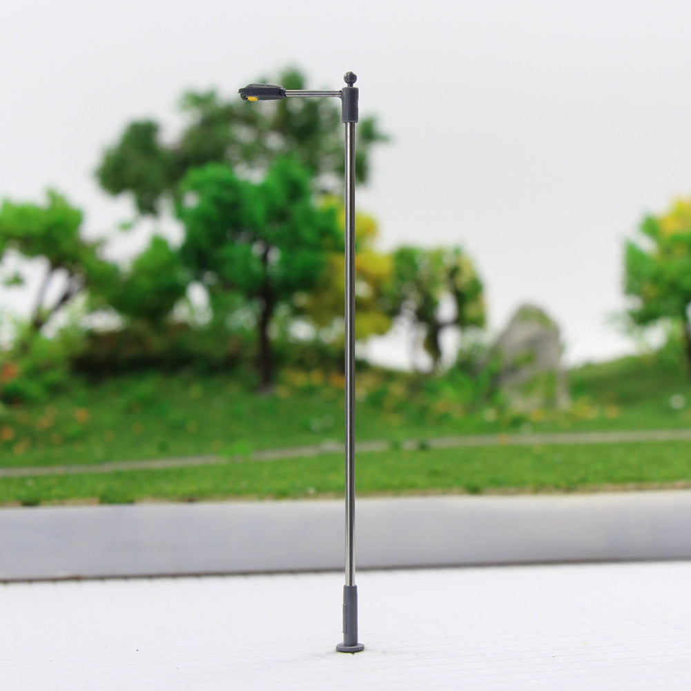 LQS10 10pcs HO/OO Scale Lamppost Street Light LED