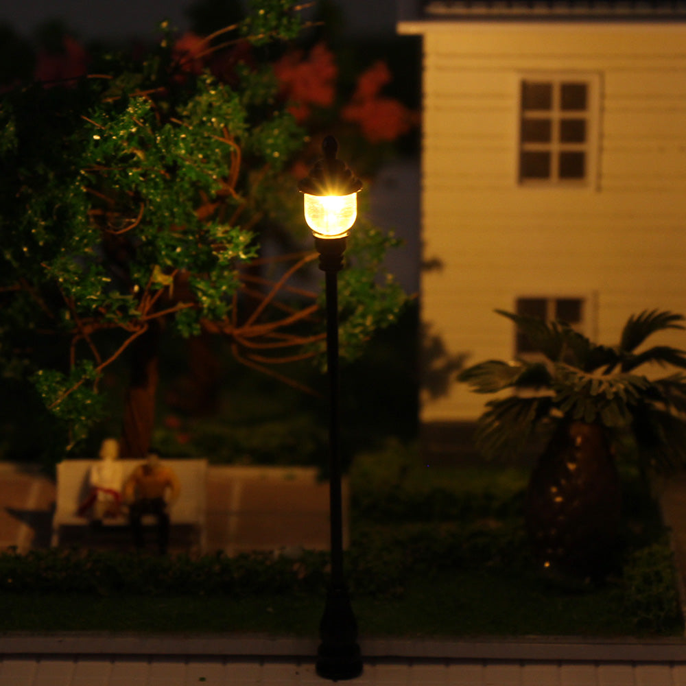 LQS21 10pcs HO scale 1:87 Lamp Street Light Antique