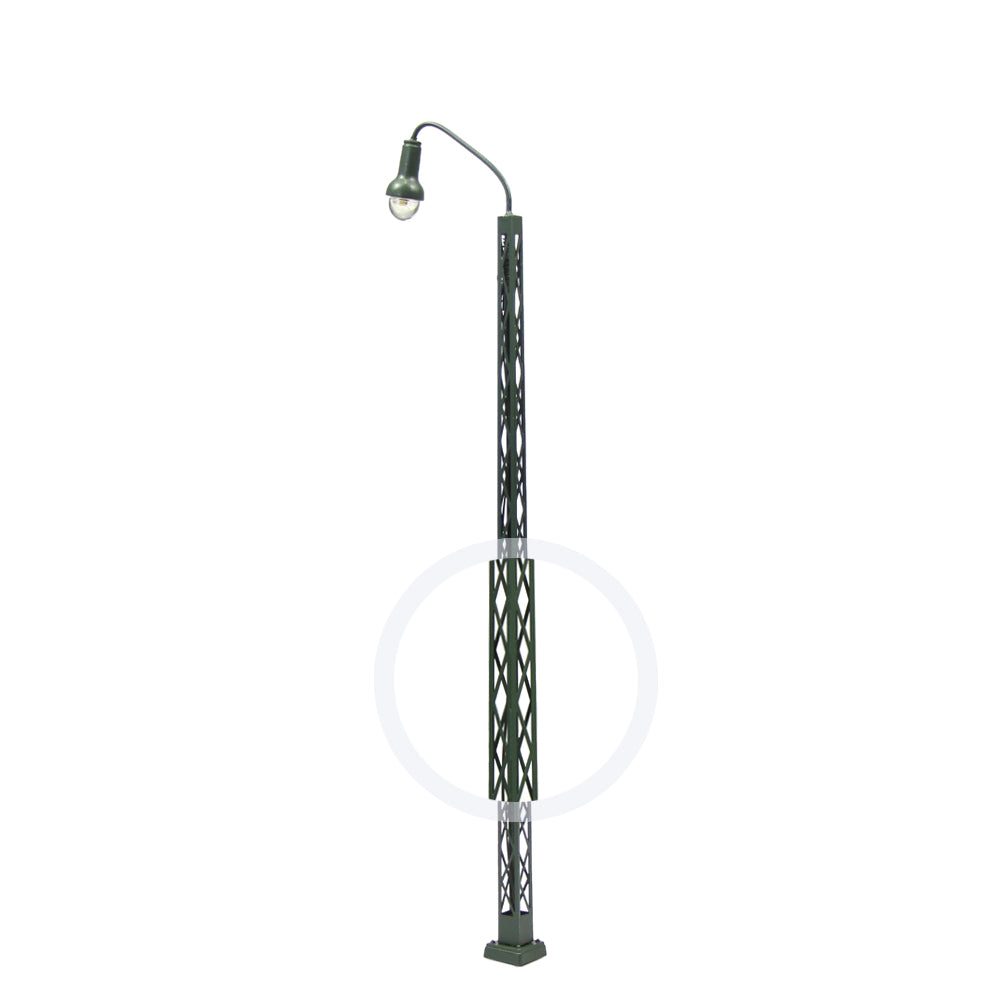 LQS38 3pcs HO/OO 1:87 Scale Model Lattice Mast Lamp