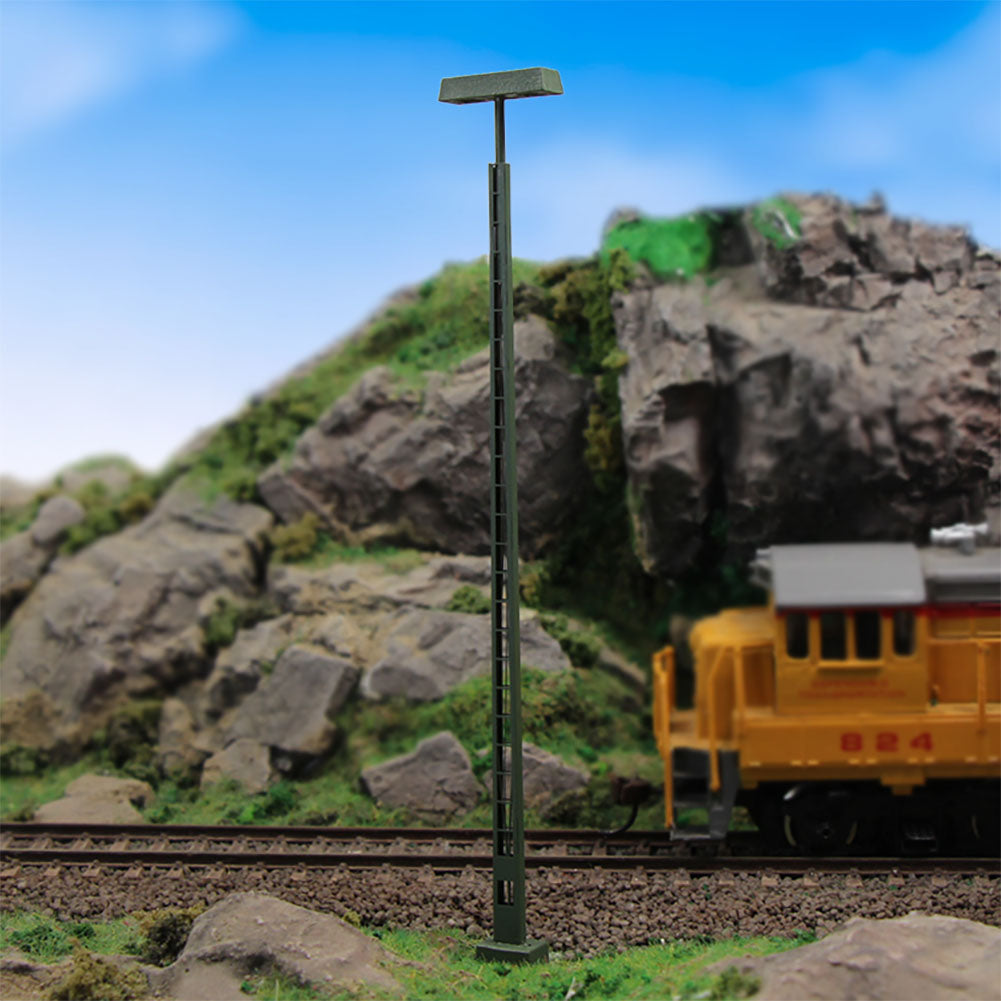 LQS54HO 3pcs HO Scale 1:87 Lattice Mast Lamp