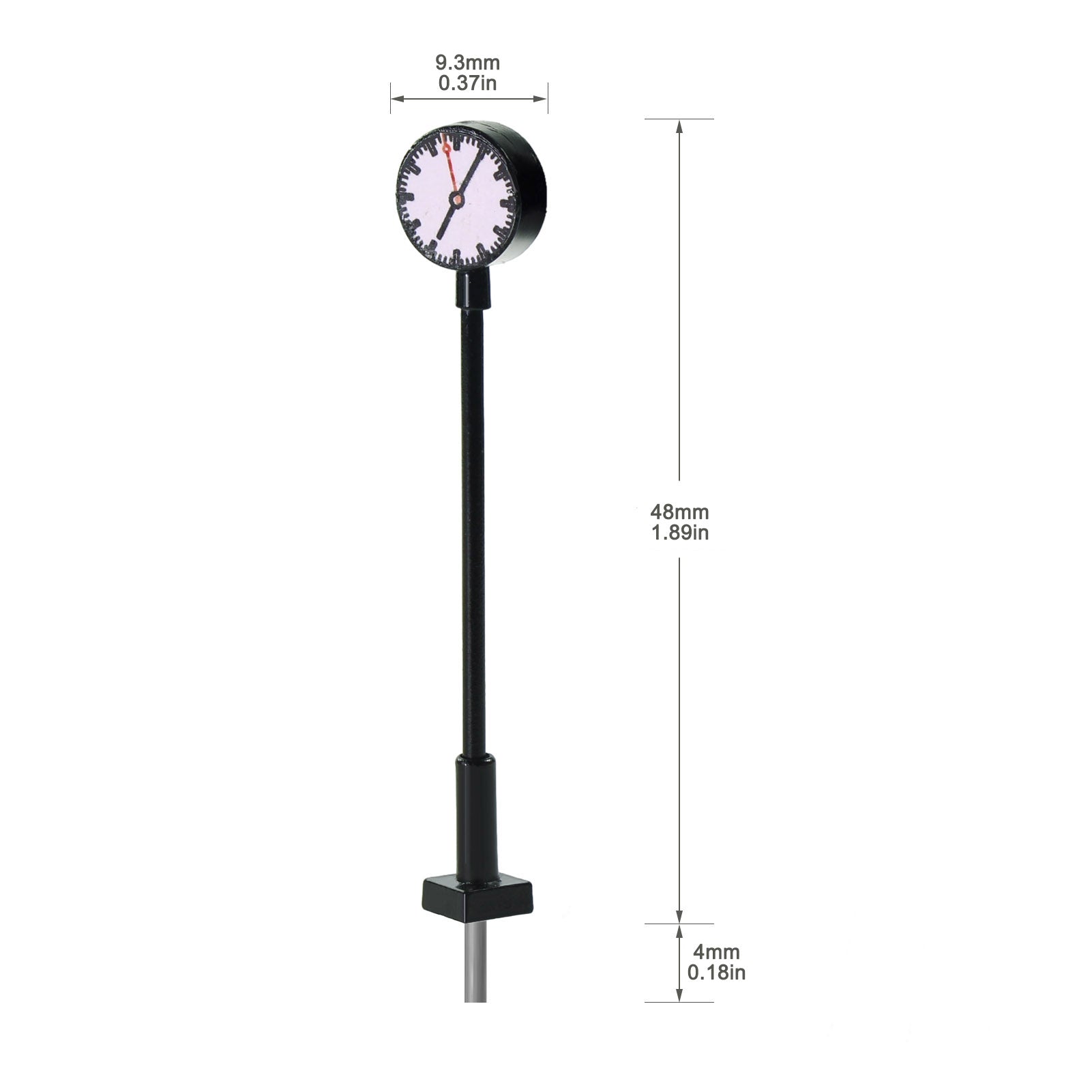 LQS62N 3pcs N Scale 1:160 Platform Clock Lamp