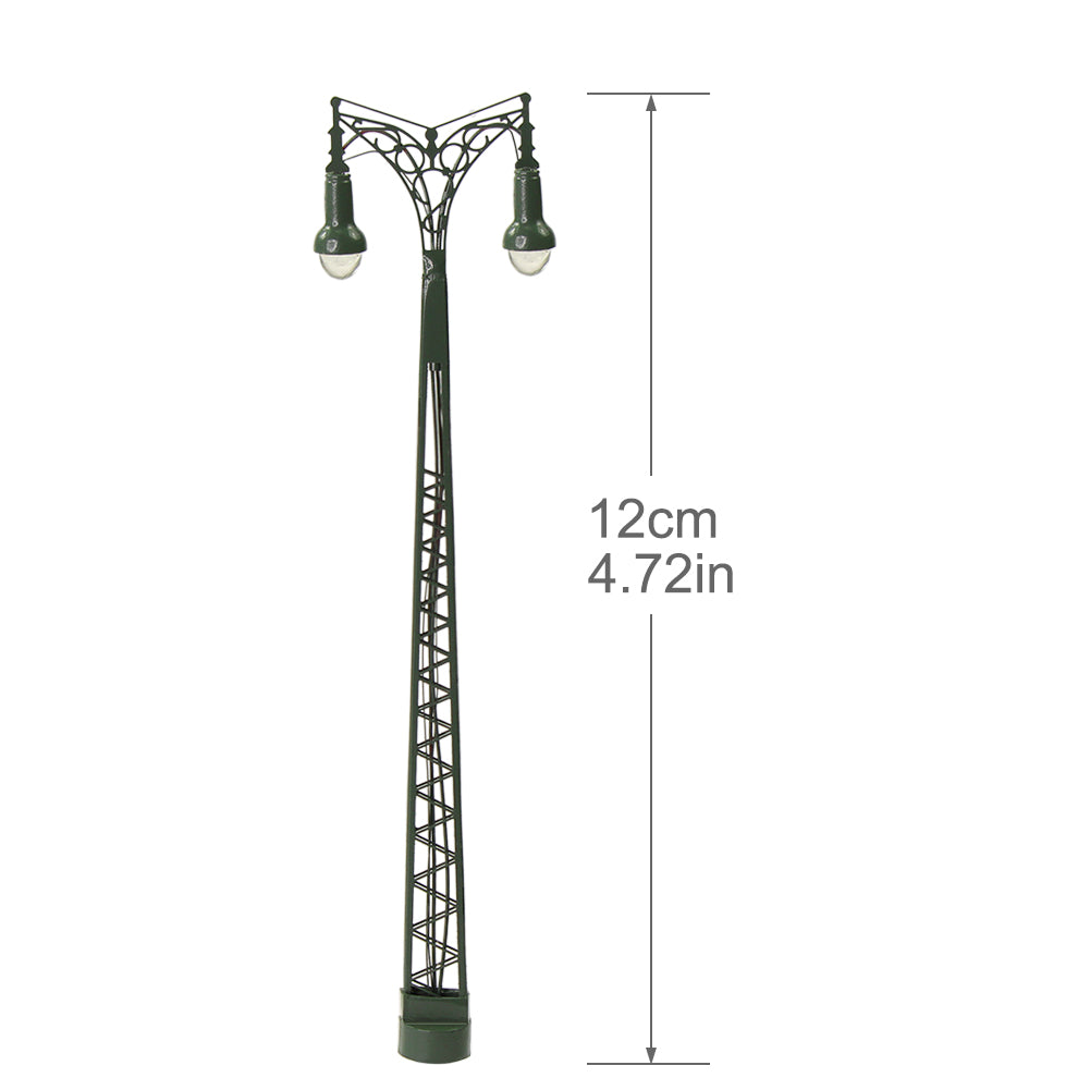 LQS66HO 3pcs HO/OO Scale 1:87 Two-head Lamp LED