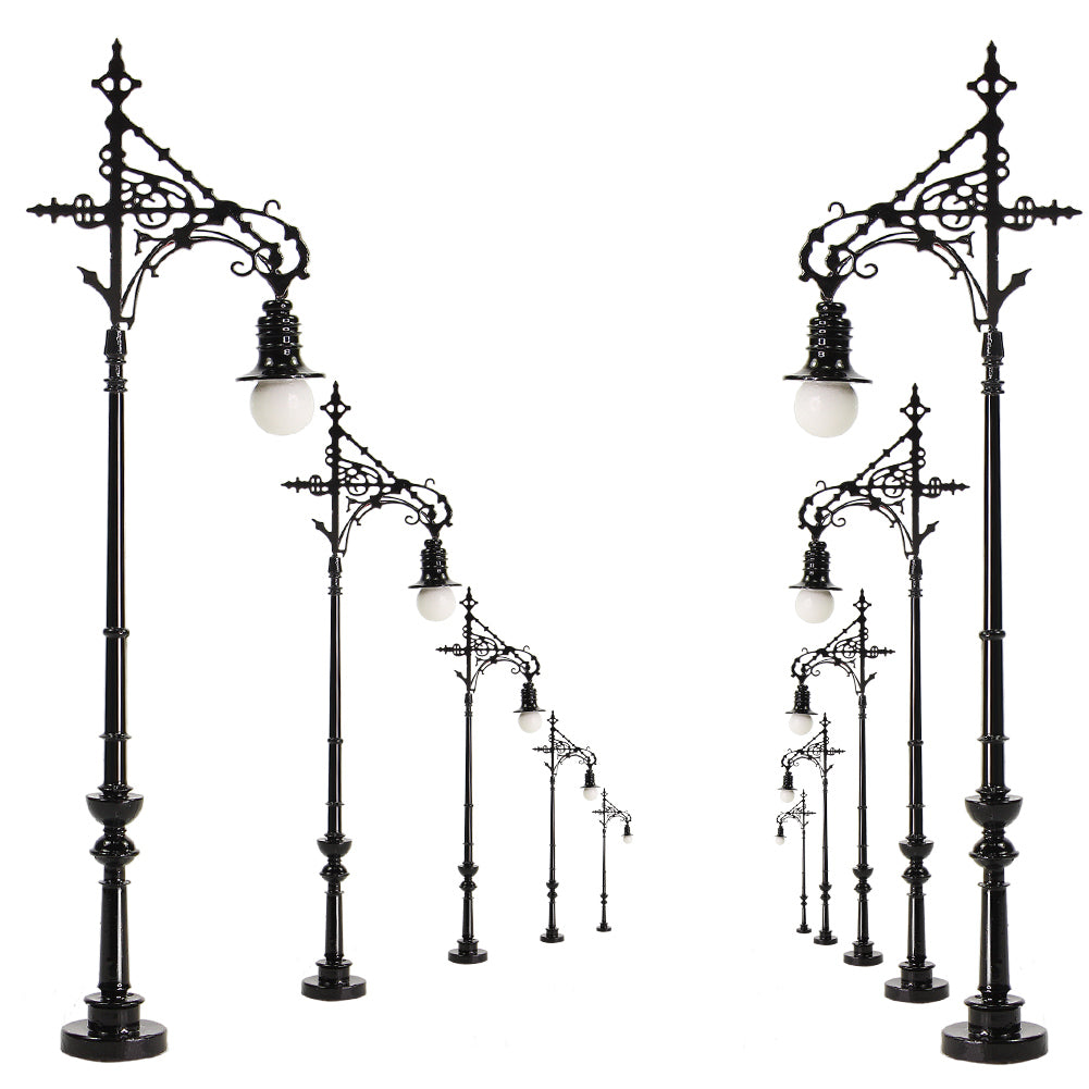 LQS70 5pcs HO N Scale Lamp Street Lgiht LED