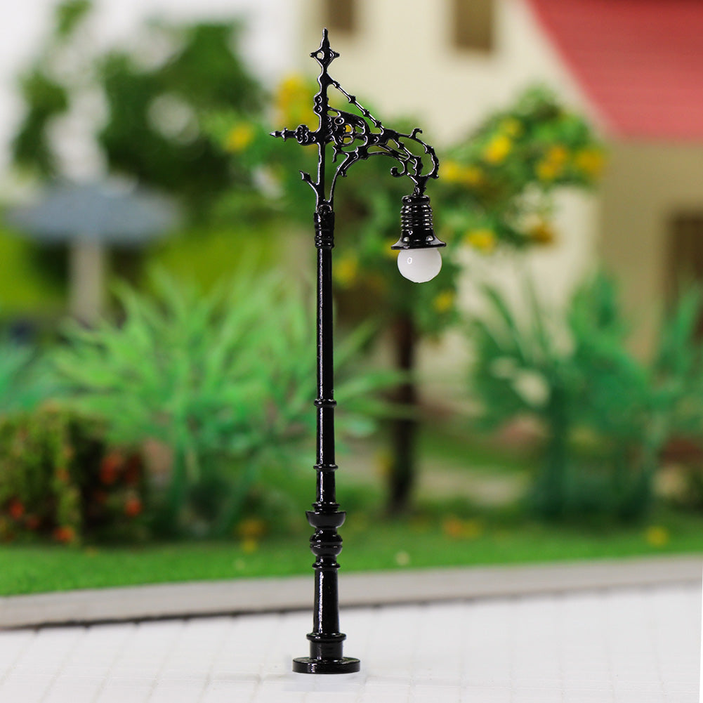 LQS70 5pcs HO N Scale Lamp Street Lgiht LED