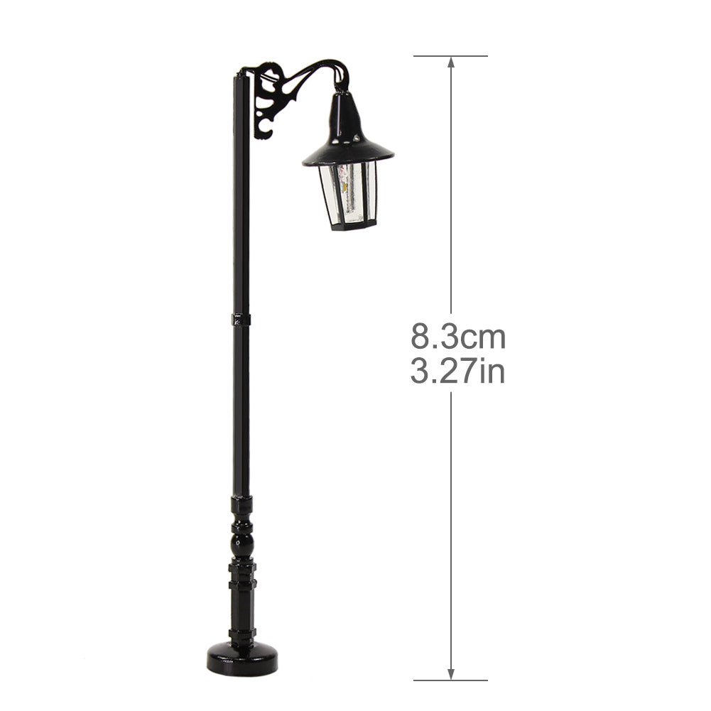 LQS75 10pcs HO N Scale Street Lgiht LED Lamp