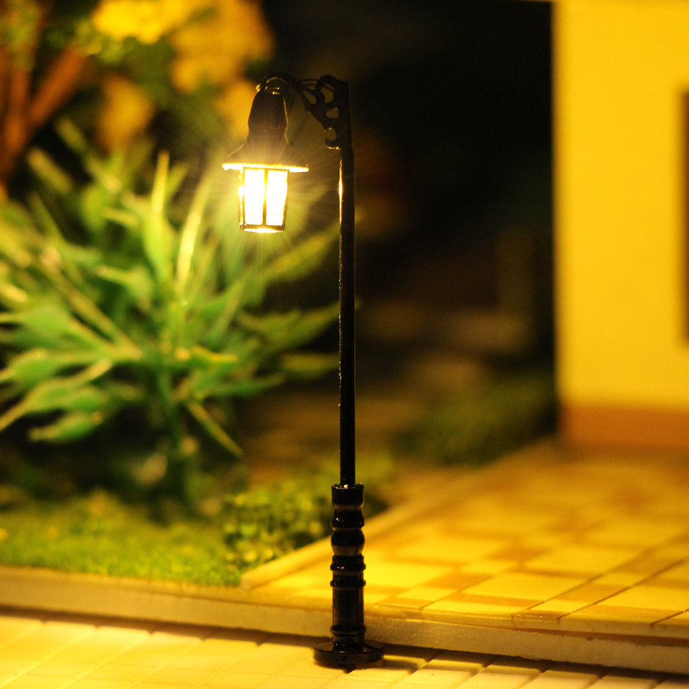 LQS75 10pcs HO N Scale Street Lgiht LED Lamp
