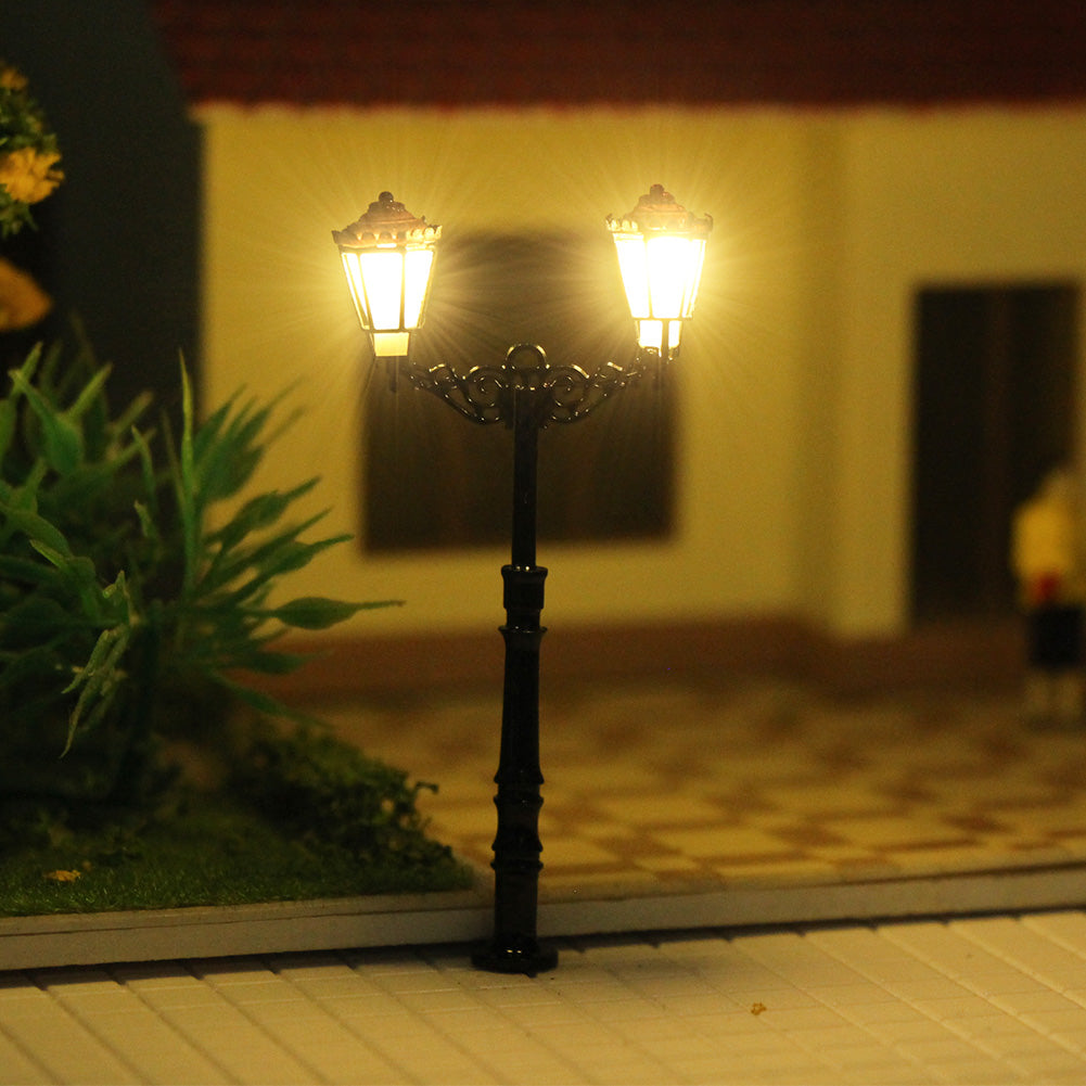 LQS77 3pcs HO N Scale Street Lgiht Led Lamp