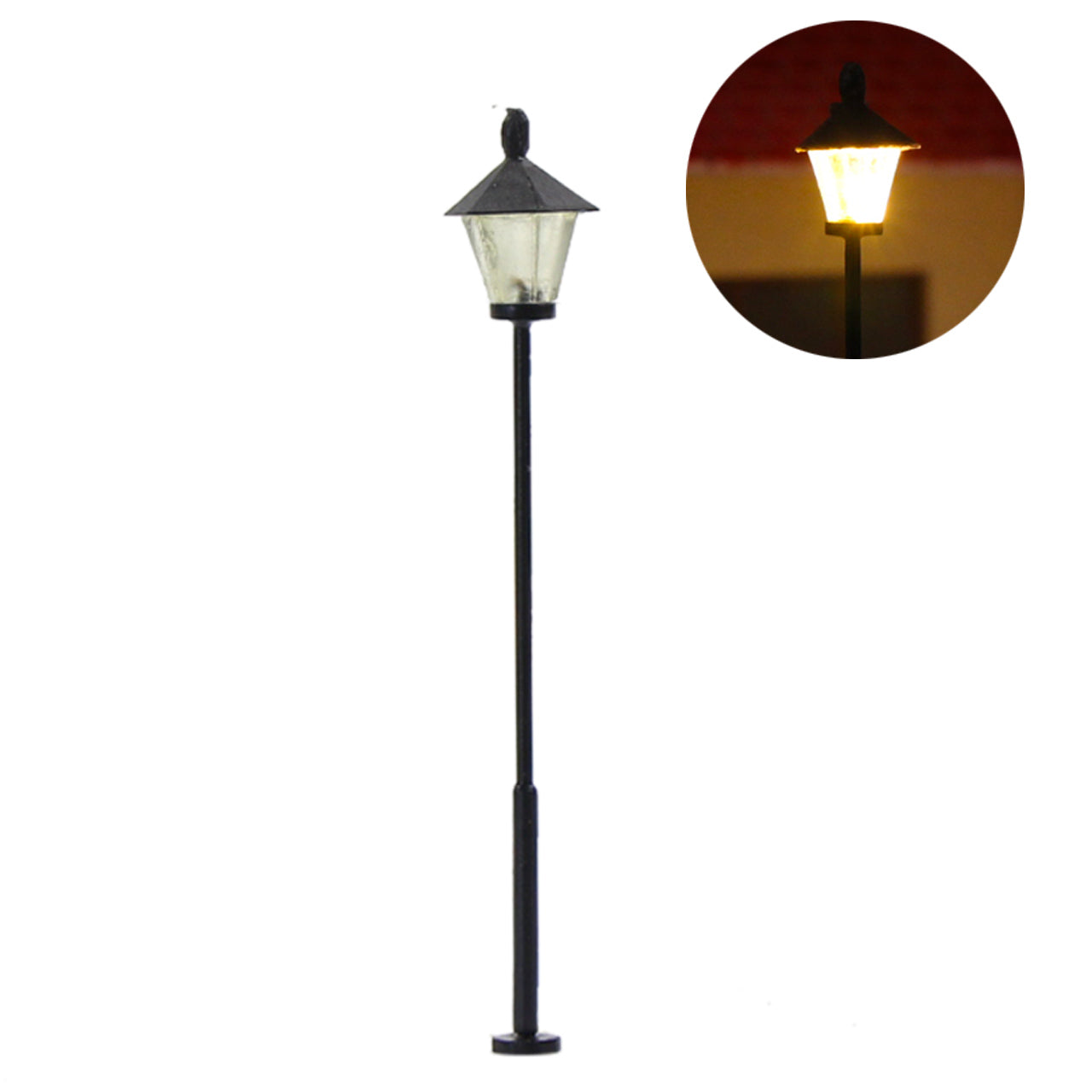 LYM09 10pcs N Scale 1:150 Lamppost Street Light12V