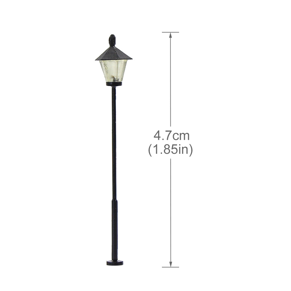 LYM09 10pcs N Scale 1:150 Lamppost Street Light12V