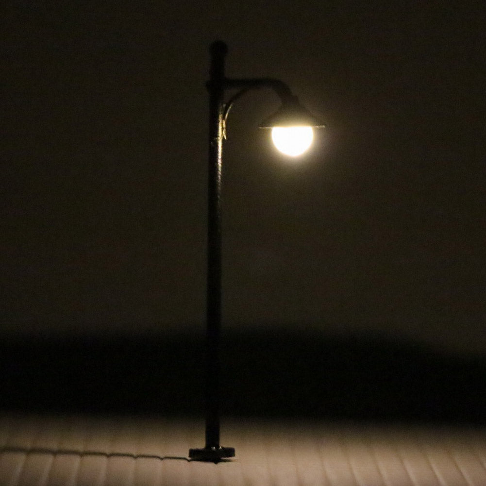 LYM21 10pcs N Scale 1:160 Lamppost Street Light LED