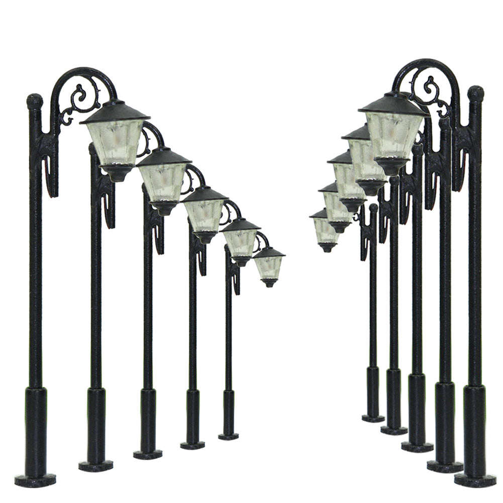 LYM36 10pcs N Scale 1:160 Lamp Street Light LED