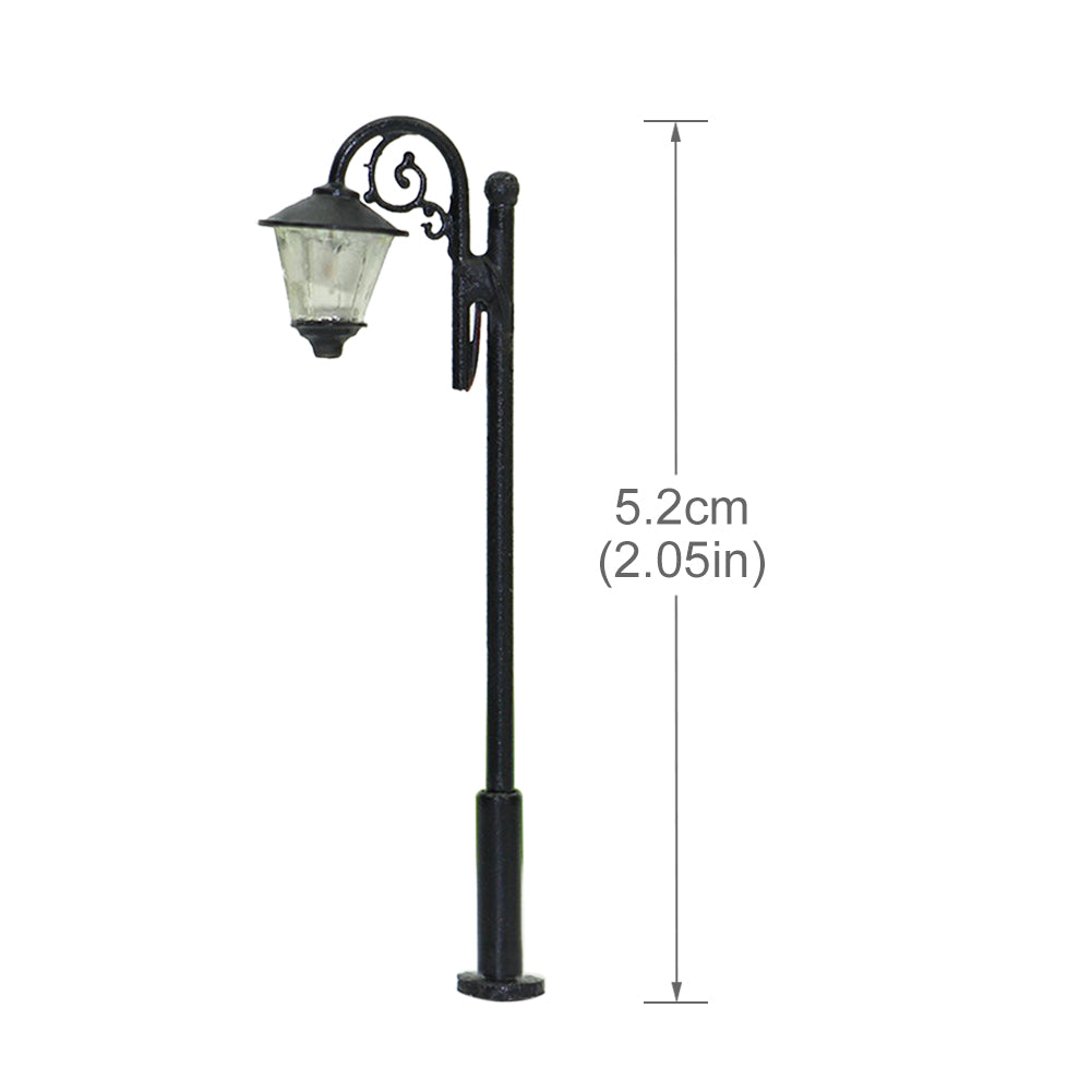 LYM36 10pcs N Scale 1:160 Lamp Street Light LED