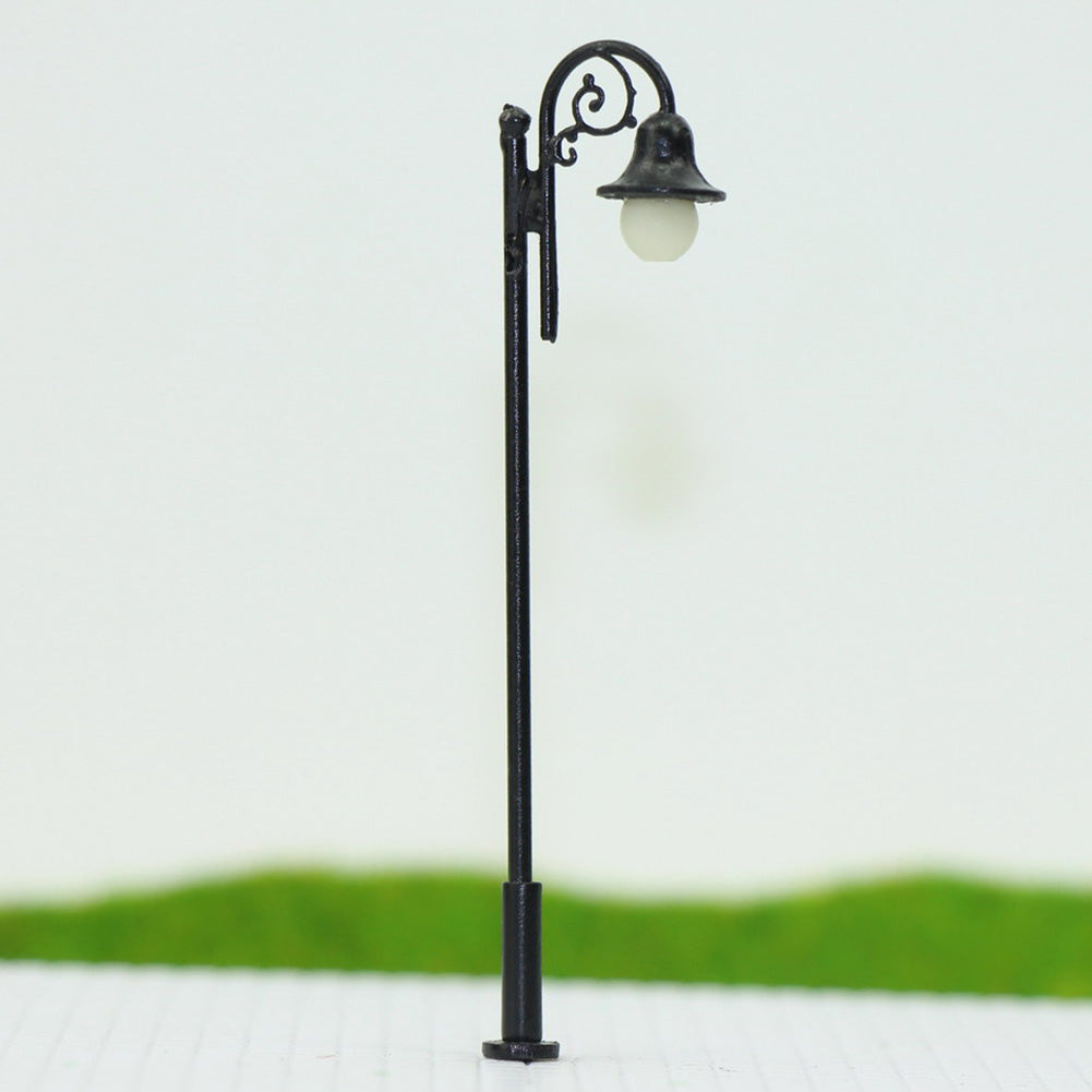 LYM39 10pcs HO Scale 1:87 Lamp Post Street Light LED