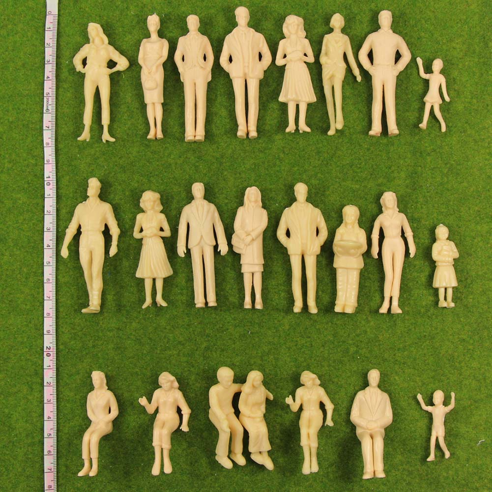 P2501B 24pcs G Scale 1:25 UnPainted Figures