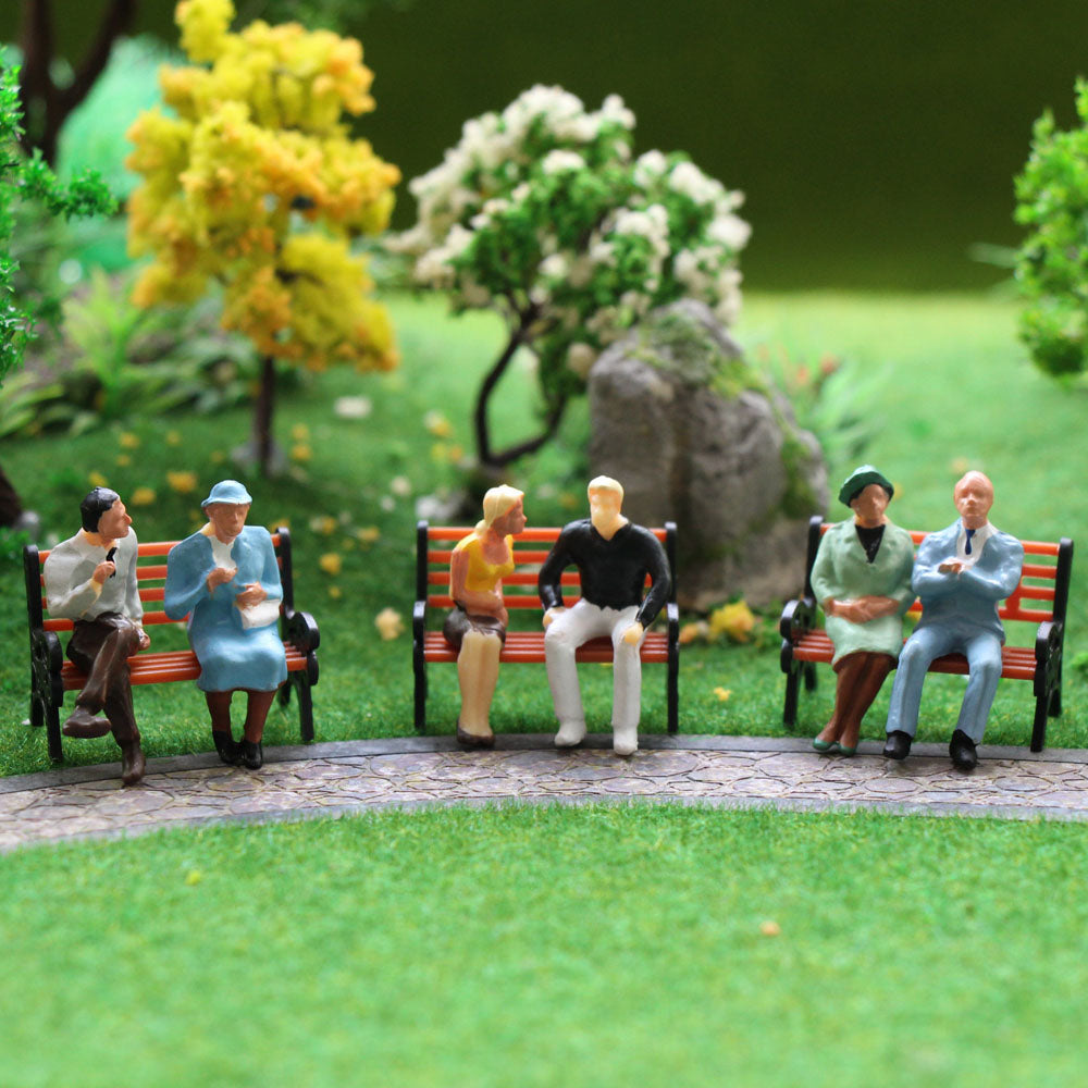 P4802 24pcs O Scale 1:50 Sitting Figures People
