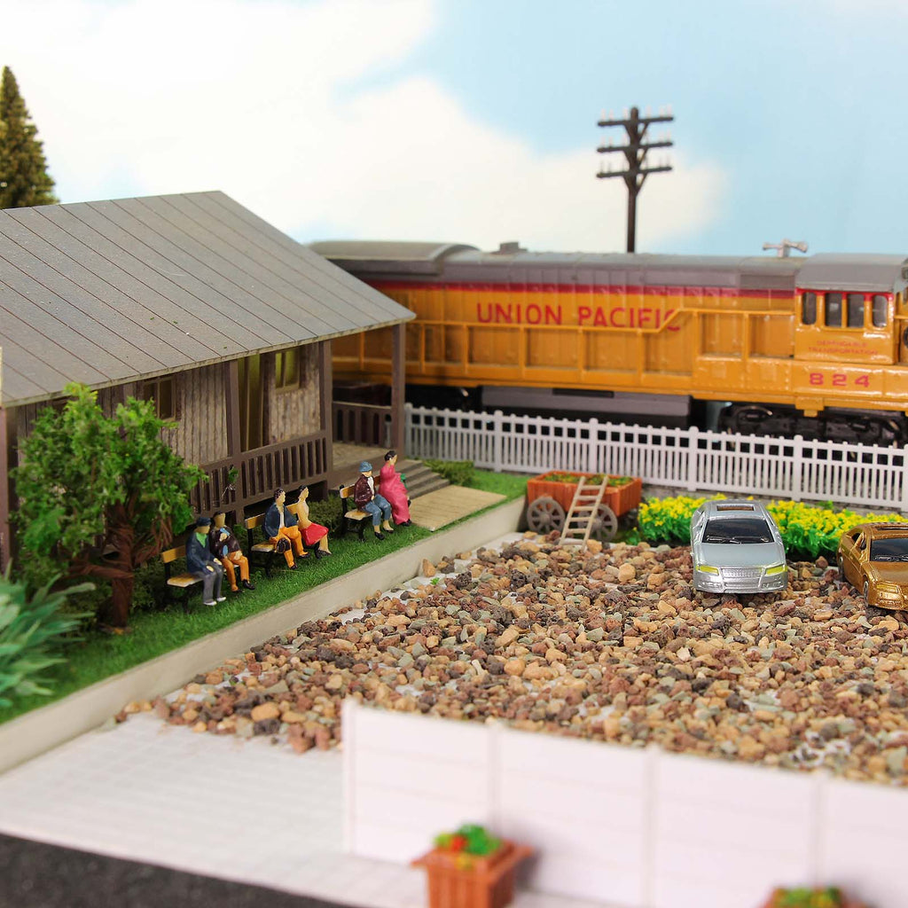 Evemodel P8711 60pcs HO Scale 1:87 Seated People Figures – Passengers For Dioramas