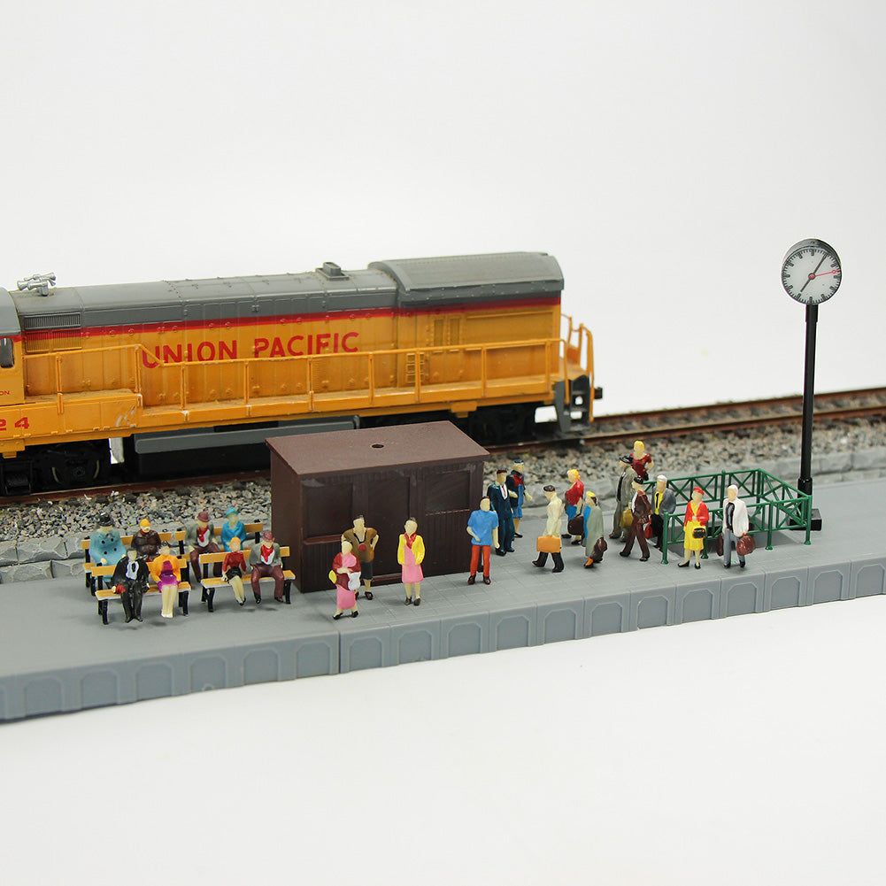 P8715 100pcs HO Scale 1:87 Sitting Standing People Figures Passenger