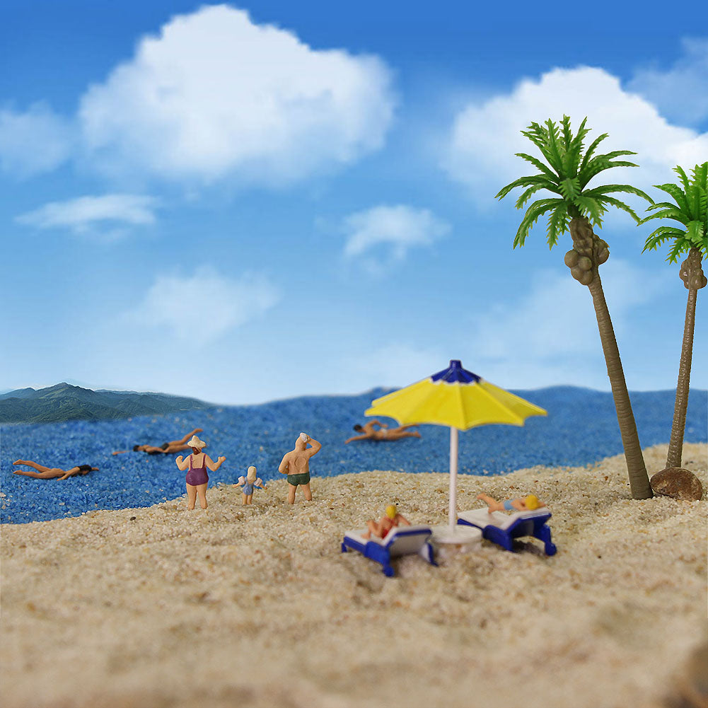 P8720 40pcs HO Scale 1:87 Model Swimming Figures