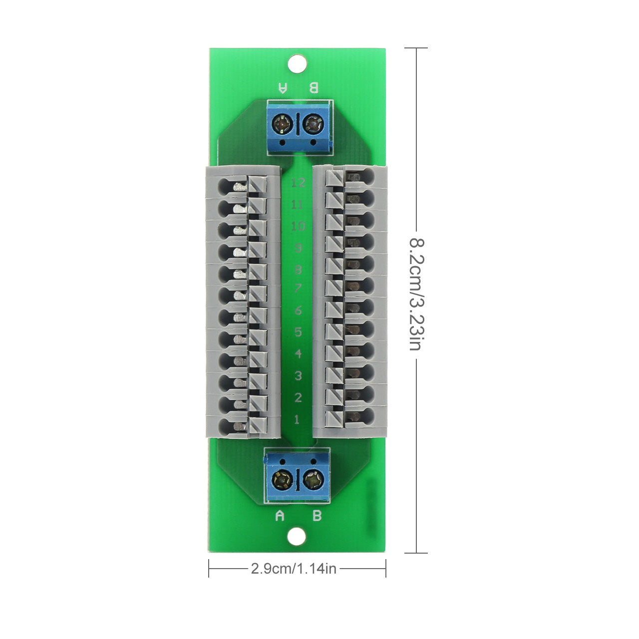 PCB008 1 Set Power Distribution Board 2 Inputs 13 pairs Output without Screw