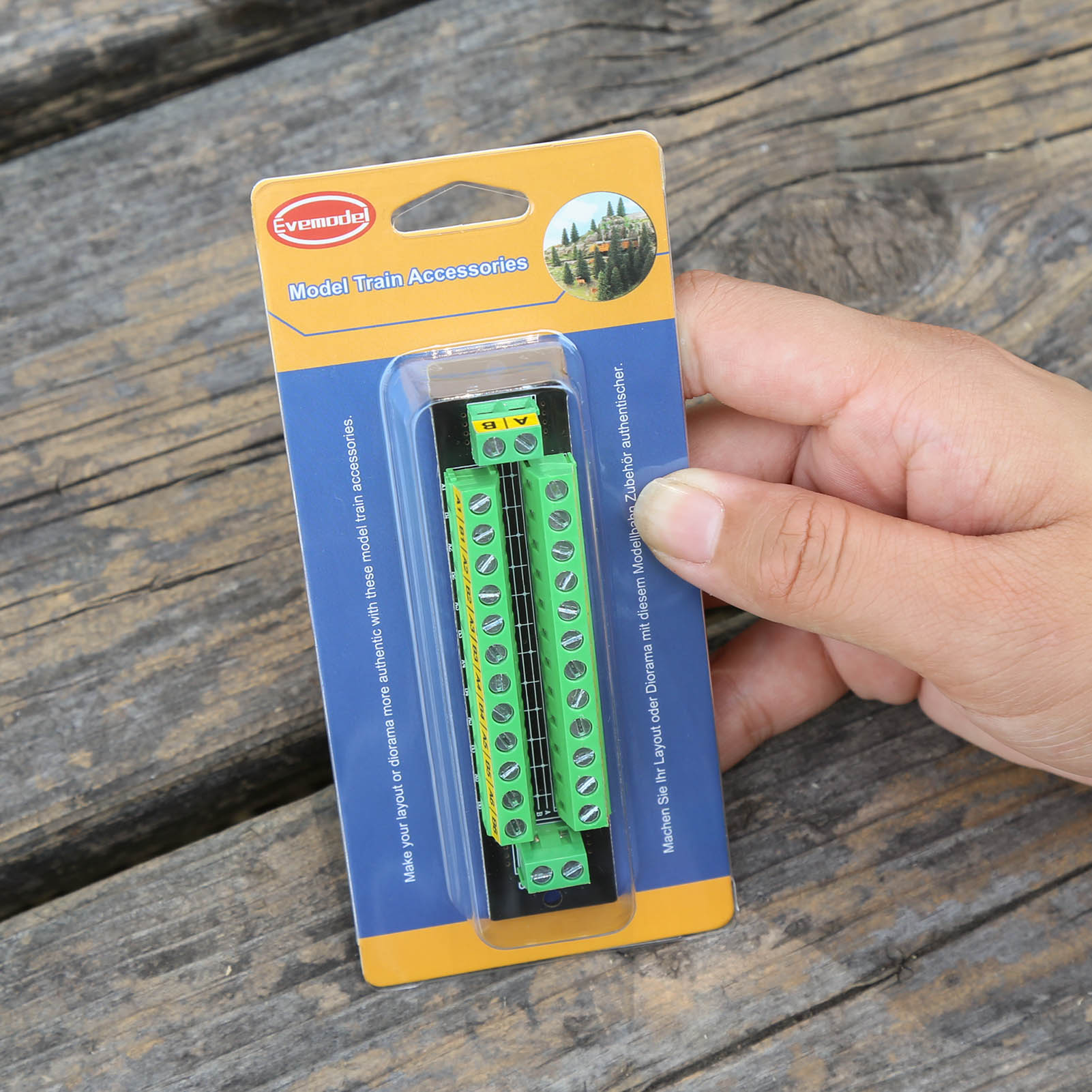 thumbnail image 2 of MobaLed1 Power Distribution Board Splitter – 10 Plugs + Status LED For Model Railways (Made In Germany) 2 of 5
