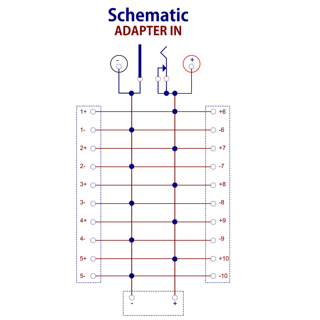 PCB015 1 Unit Distribution Module 20A Power Distributor 3 Inputs 2X10