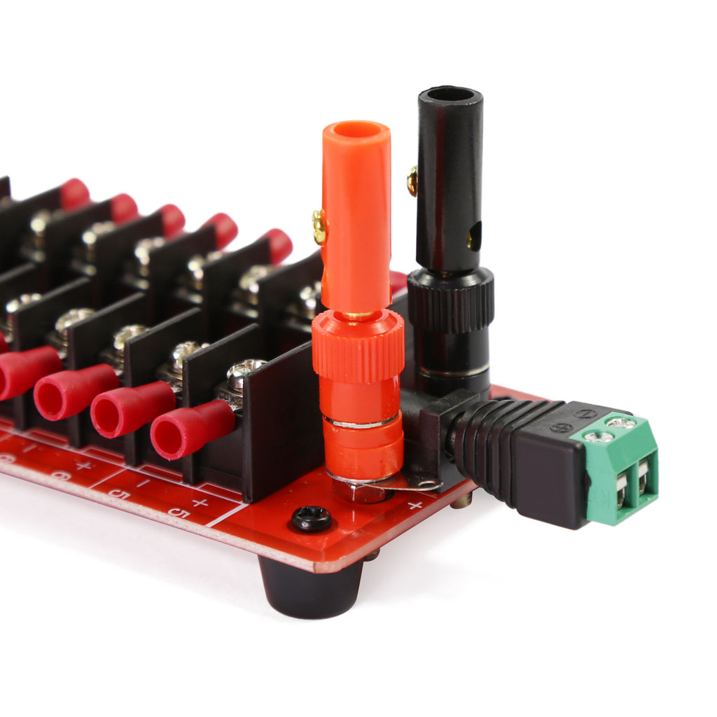 PCB016 1 Unit Distribution Module 20A Power Distributor 3 Inputs 8 Pai