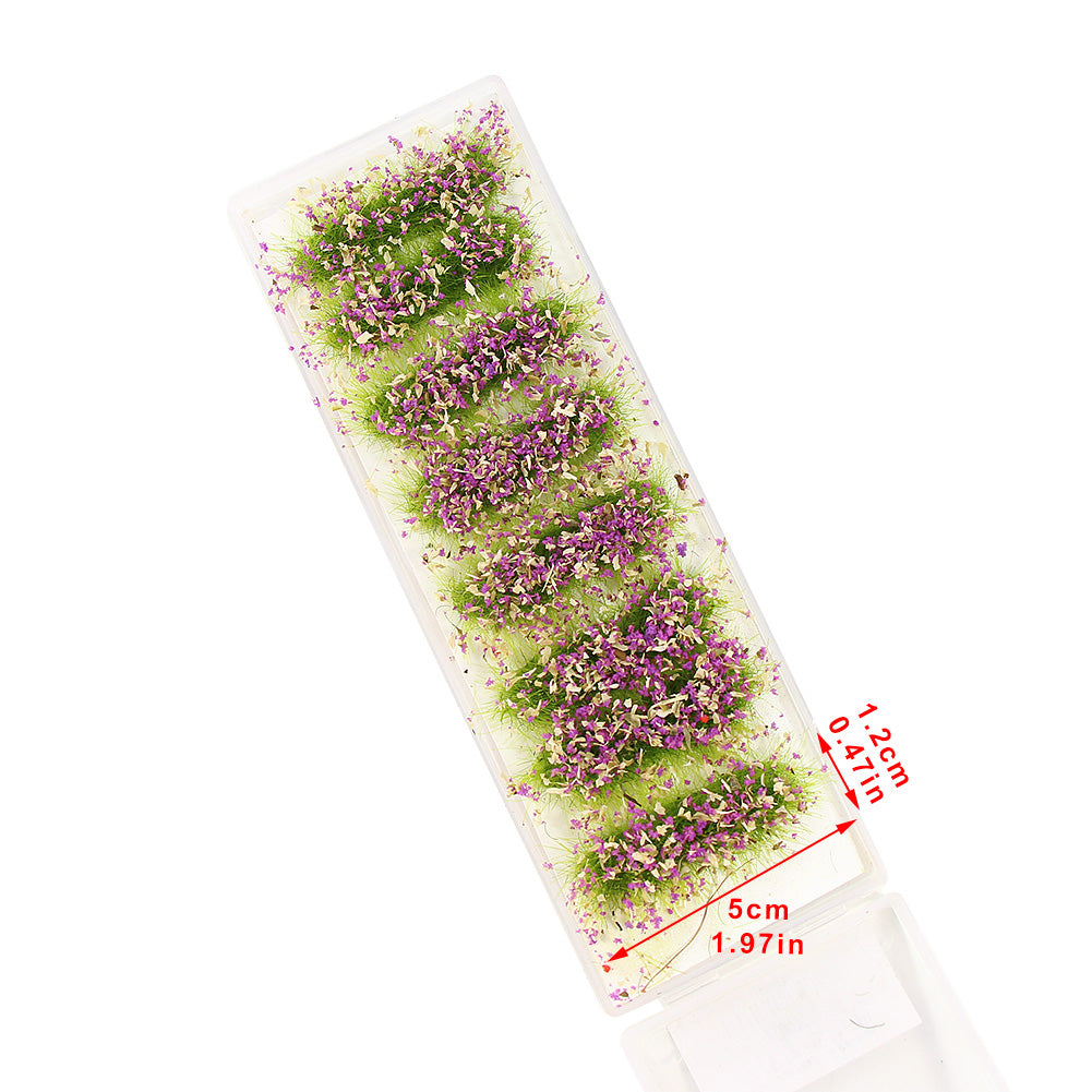 PJ08 1 Pack Artificail Flower Clusters Grass Simulation Scenery