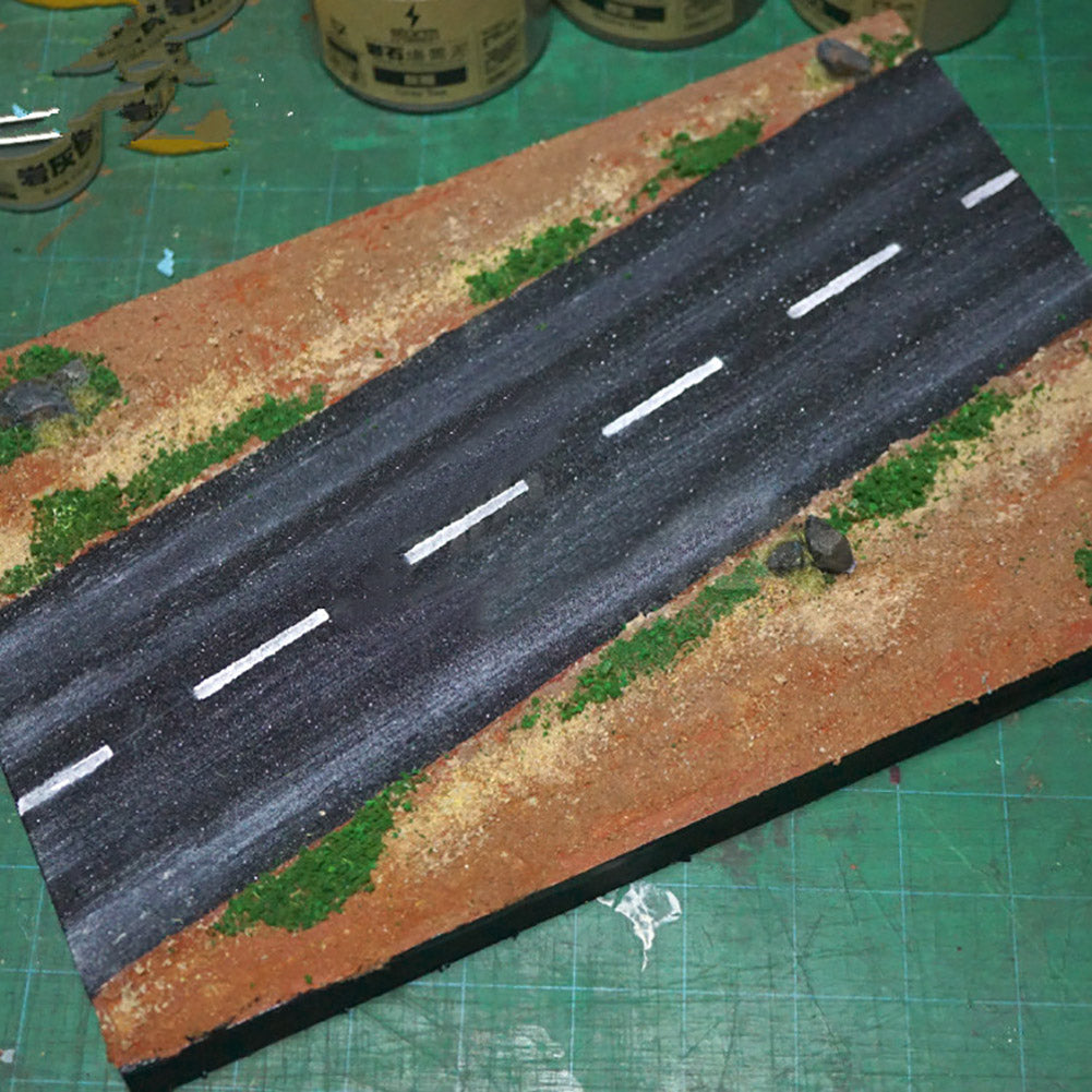 PJ13 2pcs 5*60cm Asphalt Road Sticker Road DIY