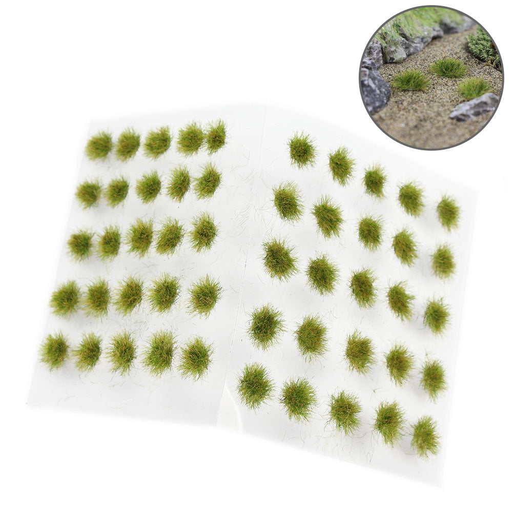 PJ15 50pcs O/OO Scale Grass Clusters Model Scenery