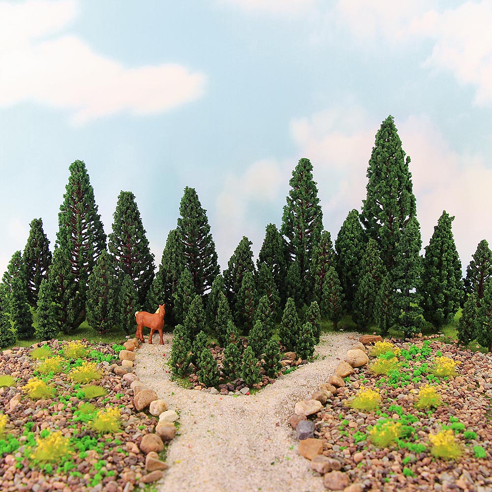 12cm Model Elm Tree Train Street Park War Game Dio... - Grandado 12cm Model Elm Tree Train Street Park War Game Dio... - Grandado