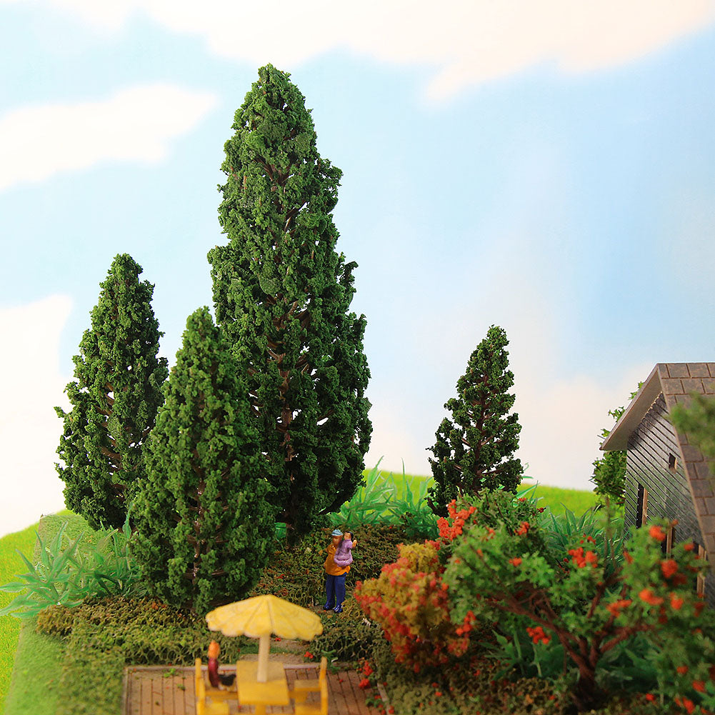 S0901 52pcs O/HO/TT/N Scale Model Pine Trees