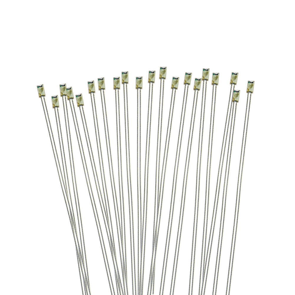 T0603 20pcs SMD LED 0603 Pre-soldered Micro Litz Wired Leads