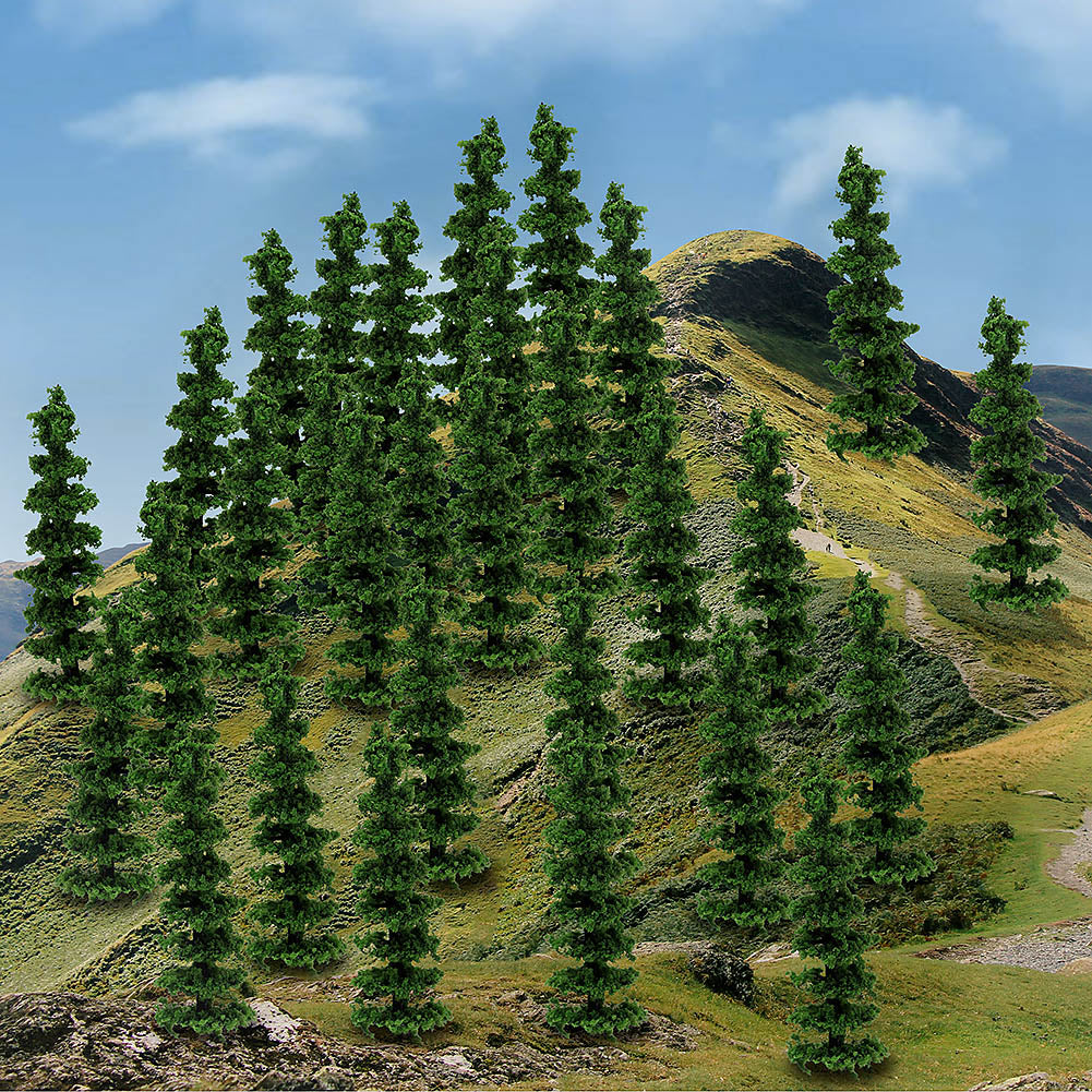 TC70 40pcs HO Scale 1:87 Model Green Trees