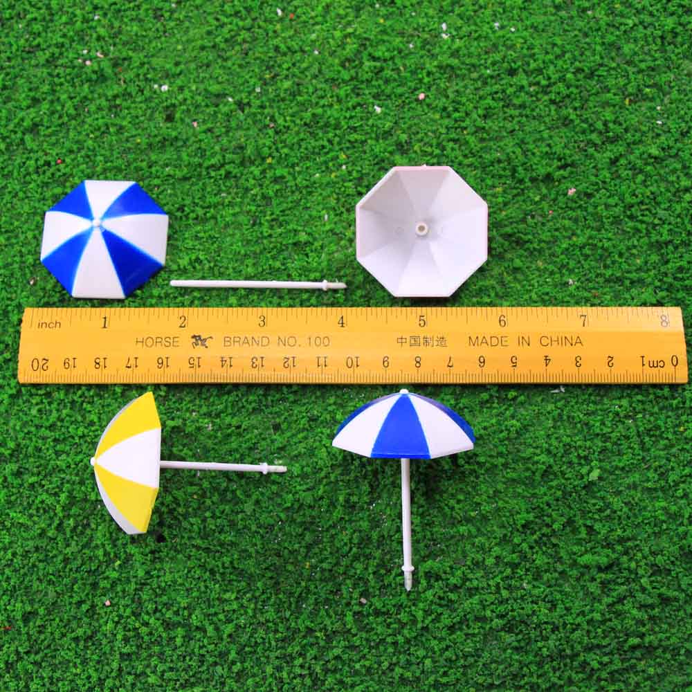 TYS11050 6pcs O Scale 1:50 Model Sun Umbrella Parasol