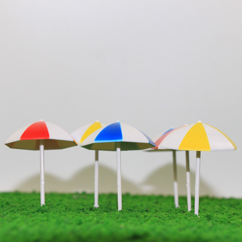 TYS11050 6pcs O Scale 1:50 Model Sun Umbrella Parasol