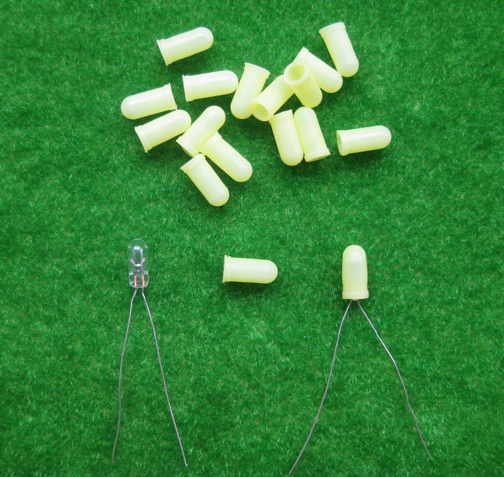 XPT01 100pcs Caps/Covers for 3mm Grain of Wheat Bulbs