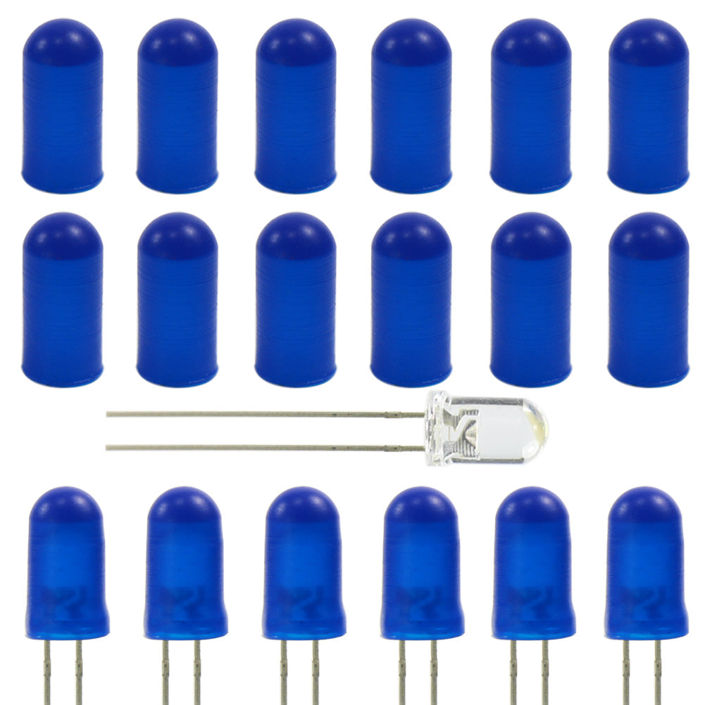 100pcs Green Caps For 5mm Grain Of Wheat LEDs – XPT02G, 1:87 Scale, HO Gauge