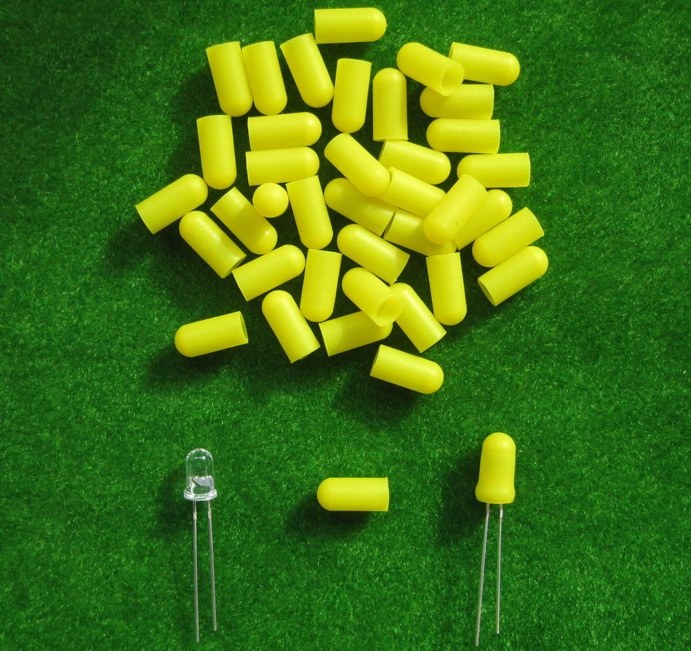 XPT02 100pcs Caps/Covers for 5mm Grain of Wheat Bulbs