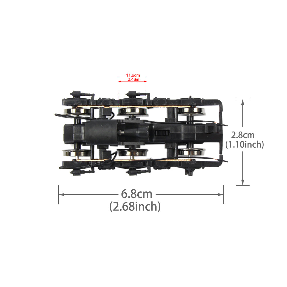 HP0587 1pc HO Scale 1:87 Train DIY Universal Undercarriage Accessories