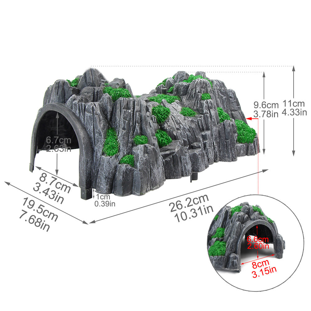SD01 1pc HO/OO Scale 1:87 Model Train Cave Tunnel