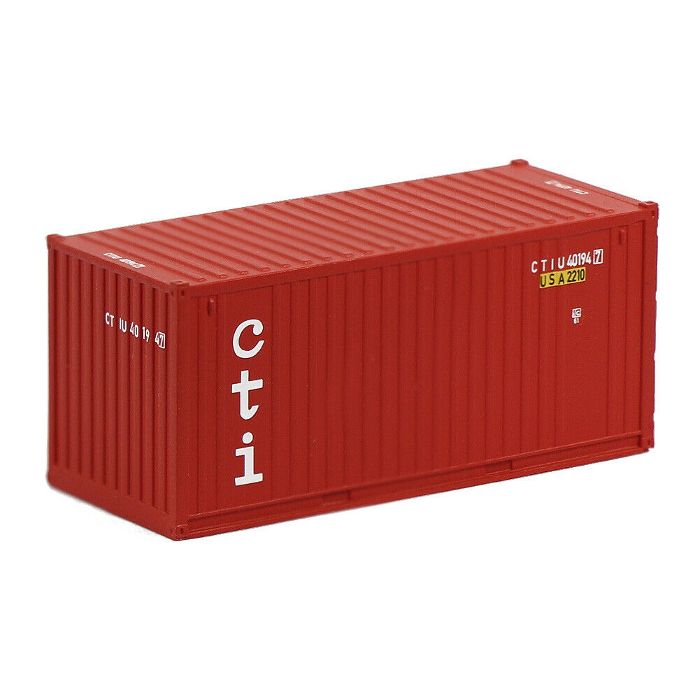 C15007 3pcs N Scale 1:160 20ft Shipping Container